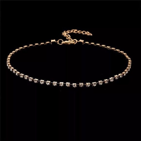 ‼️3/$30 Sexy Rhinestone Choker Necklace - Picture 4 of 7